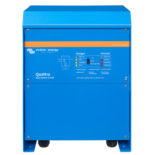 Victron Energy Quattro 24/5000/120 100/100 120V VE.Bus Inverter Charger (UL458) | QUA242503112