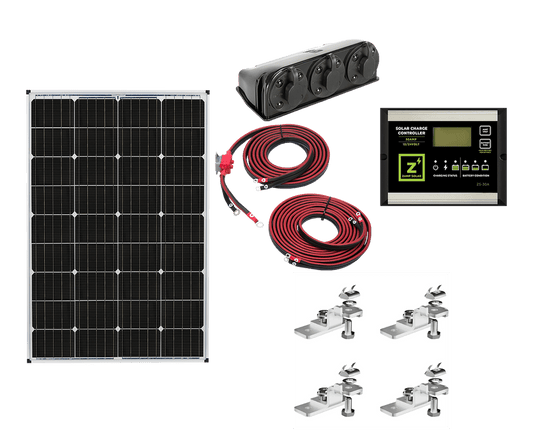 115W DELUXE SOLAR KIT - Marine Parts OnlyZAMP SOLAR