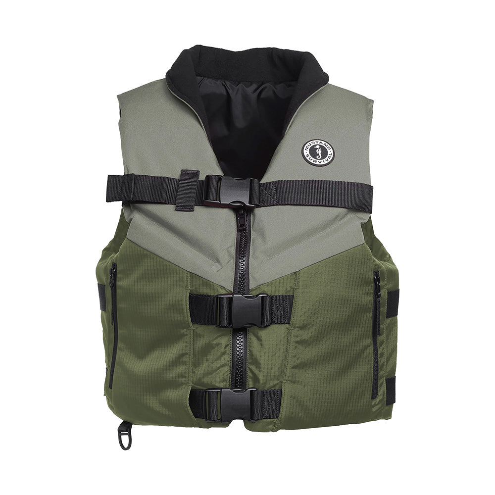 Mustang Accel Foam Vest - Green/Grey - XL