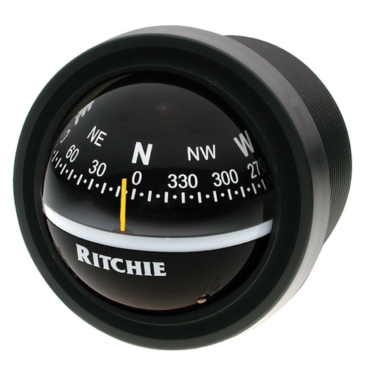 Ritchie V-57.2 Explorer Compass Dash Mount with 70mm Dial and Night Illumination
