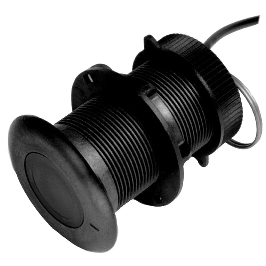 Raymarine E26030 Thru-Hull Depth Transducer – Retractable for Aluminum & Fiberglass Hulls, 45 ft Cable