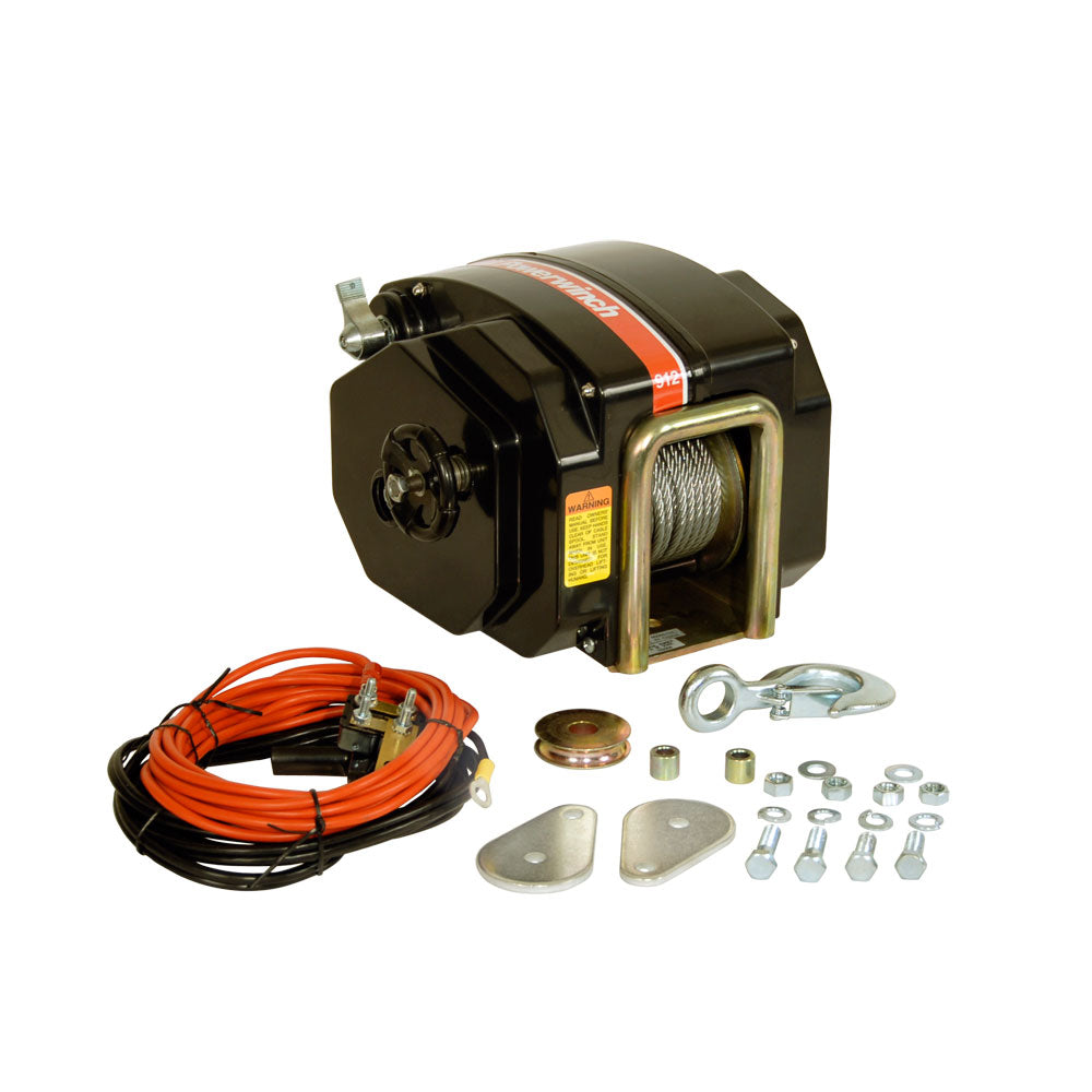 Powerwinch 912 Trailer Winch, 12V Electric Boat Winch with 4,000 lb Lift Capacity