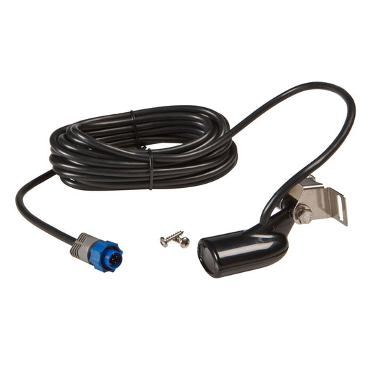 Lowrance HST-WSBL TM Skimmer Transducer, 200 kHz Wide-Angle Sonar with Water Temperature Sensor, Part 106-72