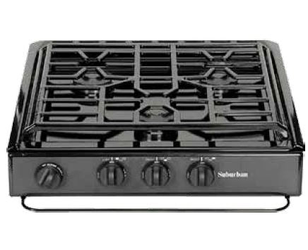 SLIDE - IN COOKTOP 3 - BURNER CONVENT - Marine Parts OnlySUBURBAN MFG