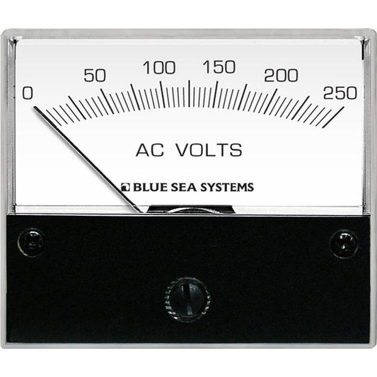 Blue Sea Systems 9354 AC Analog Voltmeter, 0-250 Volts AC