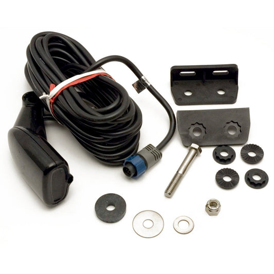 Lowrance HST-DFSBL Dual-Frequency Transom-Mount Transducer with Temperature Sensor, Part 106-77