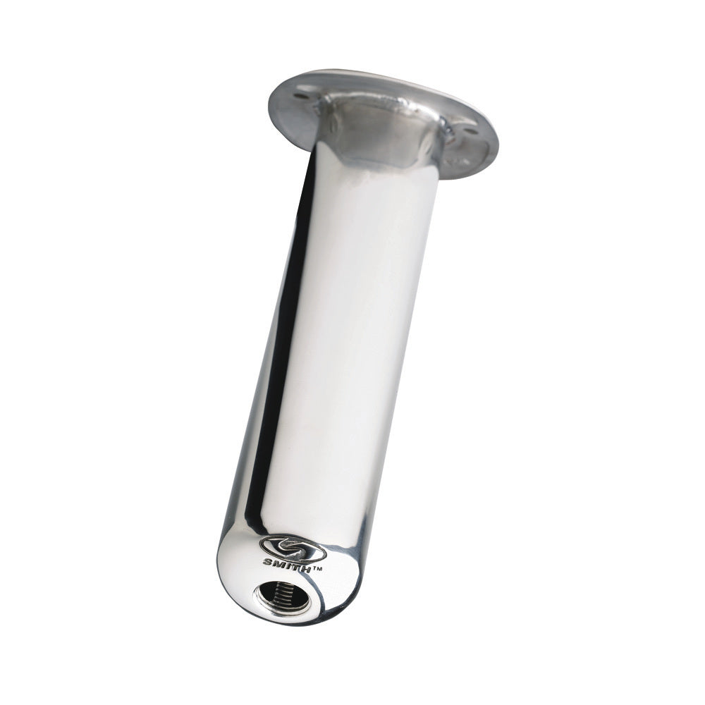 C.E. Smith 53682CA Flush Mount Rod Holder, 30-Degree Angle, 10.5-Inch Deep Stainless Steel