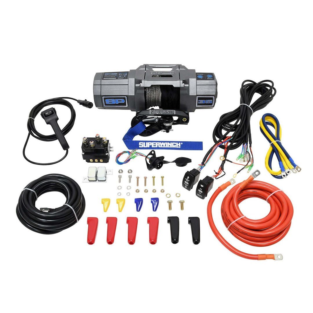 3 500 LBS. 12 VDC 7/32 IN X 40 FT - Marine Parts OnlySUPERWINCH