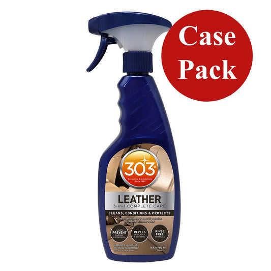 303 Automotive Leather 3 - In - 1 Complete Care - 16oz *Case of 6* - Marine Parts OnlyAutomotive/RV303