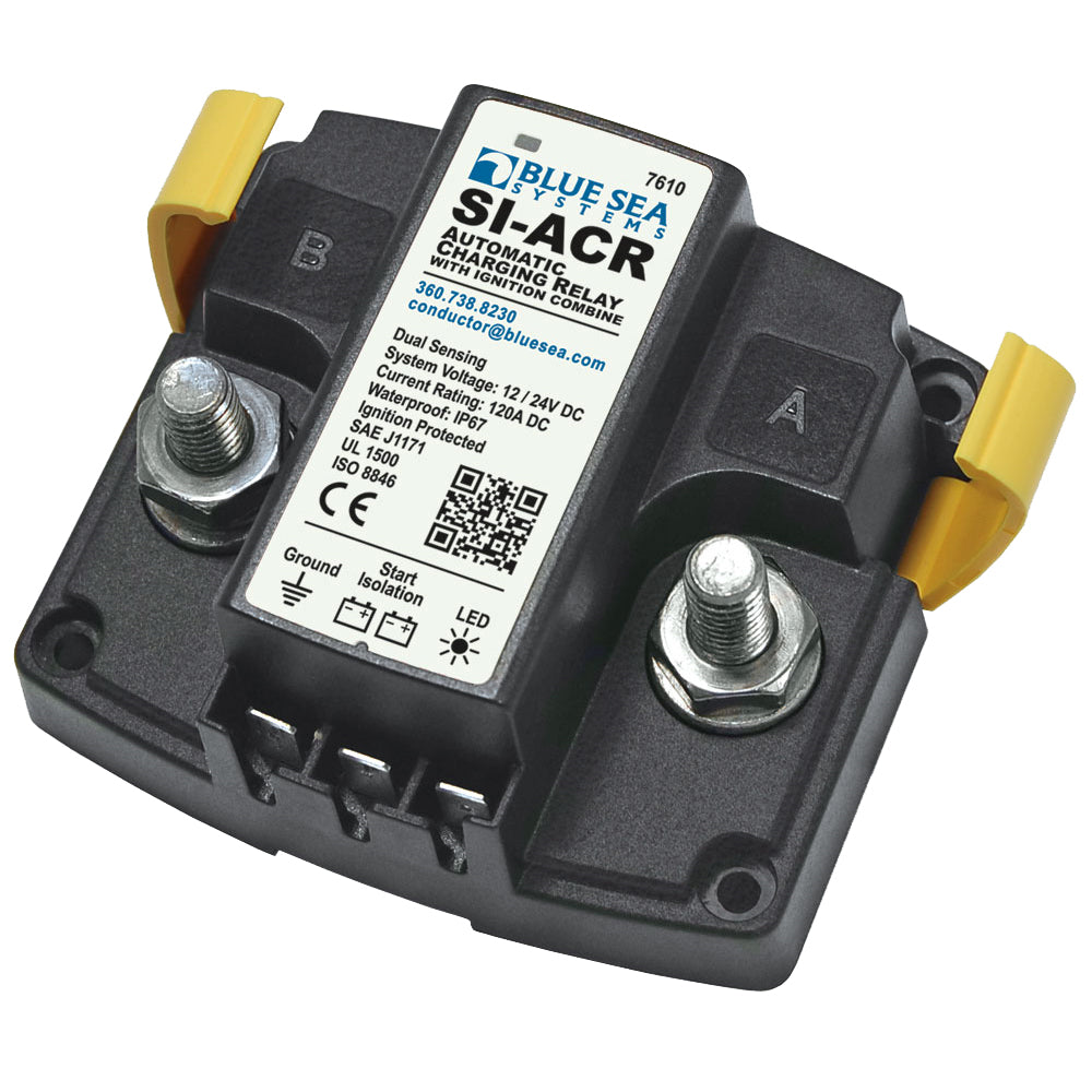 Blue Sea Systems 7610 120 Amp SI-Series Automatic Charging Relay