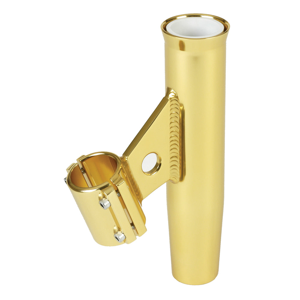 Lee's Tackle RA5004GL Clamp-On Aluminum Rod Holder, Gold, Vertical Mount for 1.900-Inch O.D. Pipe