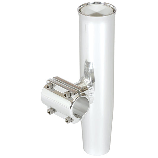 Lee's Tackle RA5203SL Aluminum Clamp-On Rod Holder, Silver Horizontal Mount for 1.660-Inch O.D. Pipe