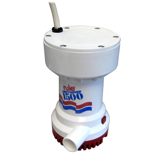 Rule 1500 GPH Automatic Bilge Pump, 12V DC, Part Number 51S