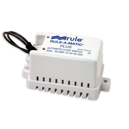 Rule-A-Matic Plus Float Switch Model 40A by Rule – Reliable Marine-Grade Pump Control with Impact-Resistant Cover