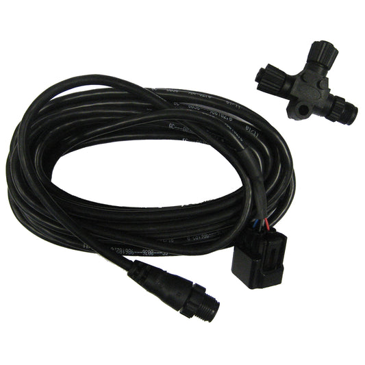 Lowrance Yamaha Engine Interface Cable 120-37 with 15-Foot Cable and T-Connector