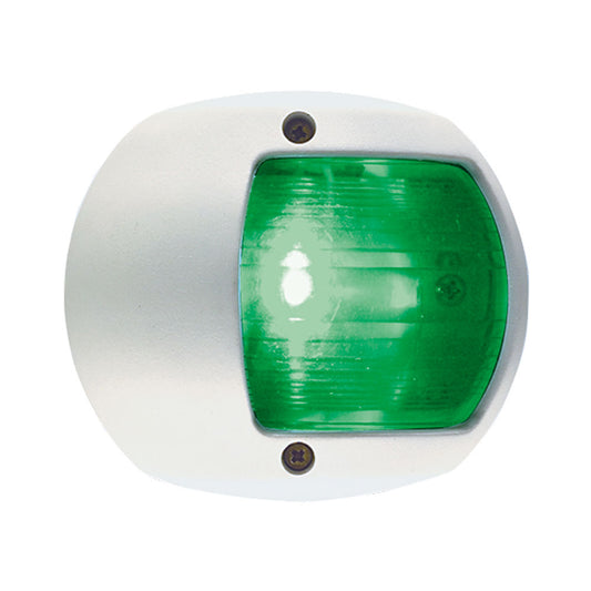 Perko 0170WSDDP3 LED Green Side Light, 12V, White Plastic Housing