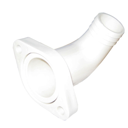Raritan 1222AW 90 Degree Discharge Adapter with Flange – Straight to 90 Degree Fitting