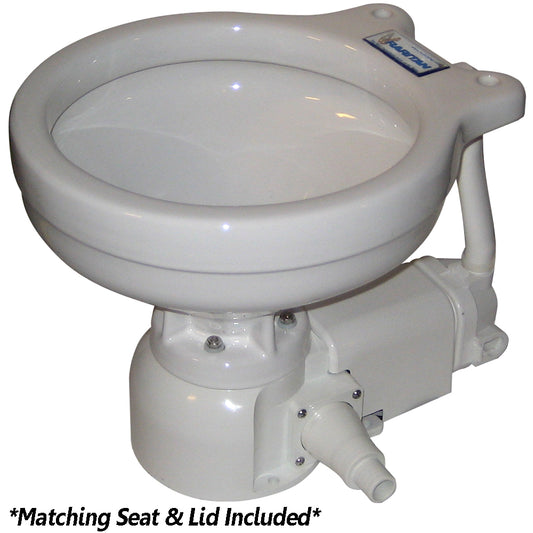 Raritan Sea Era QC Electric Marine Toilet with Integral Pump and 90-Degree Discharge