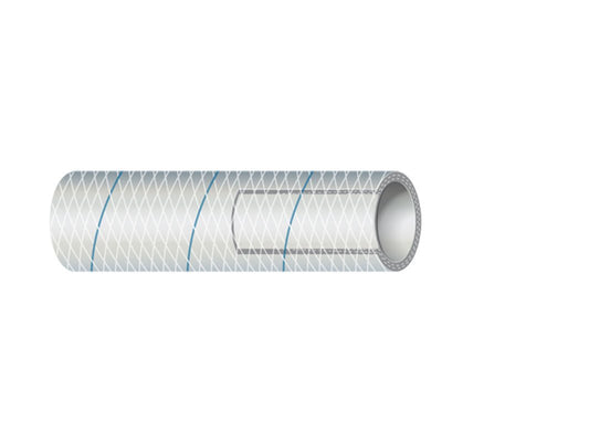 3/4' WHT. REINF PVC W/BLUE TRACER 5 - Marine Parts OnlySIERRAMARINE