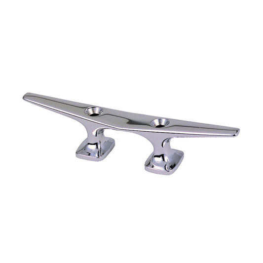 Perko 1252DP0CHR 6-1/2-Inch Open Base Boat Cleat, Chrome-Plated Zinc Alloy