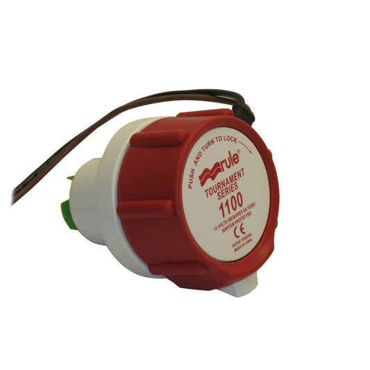 Rule 47DR Replacement Motor for Tournament Series Livewell Pump – 12V, 1100 GPH