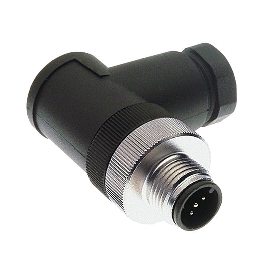 Maretron FA-CM-90 Micro/Mid Field Attachable 90 Degree Connector - Waterproof IP67 Rated Male Interface