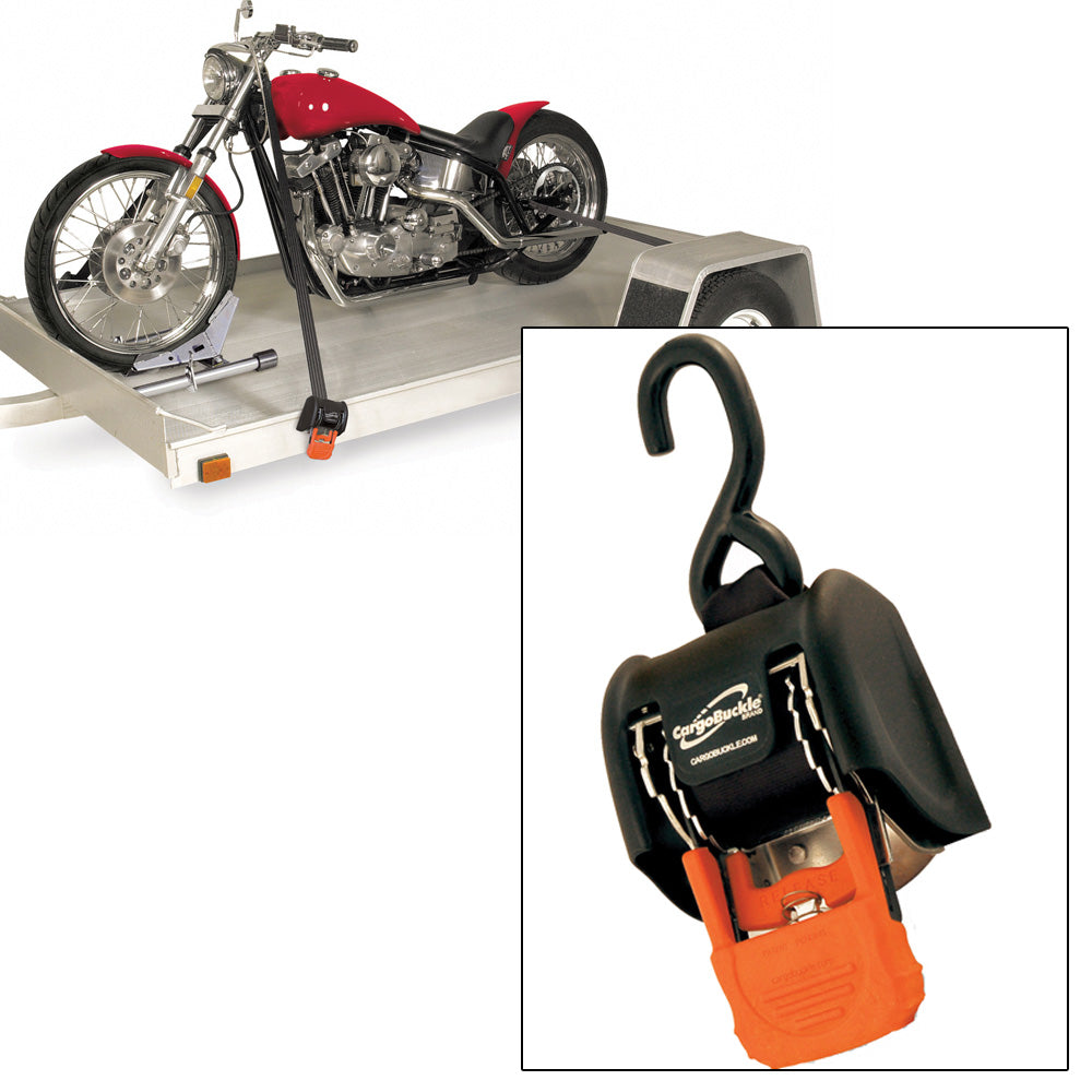 CargoBuckle G3 Retractable Ratchet Tie-Down Pair, 72-Inch, 3,500-Lb Break Strength, Part F18800