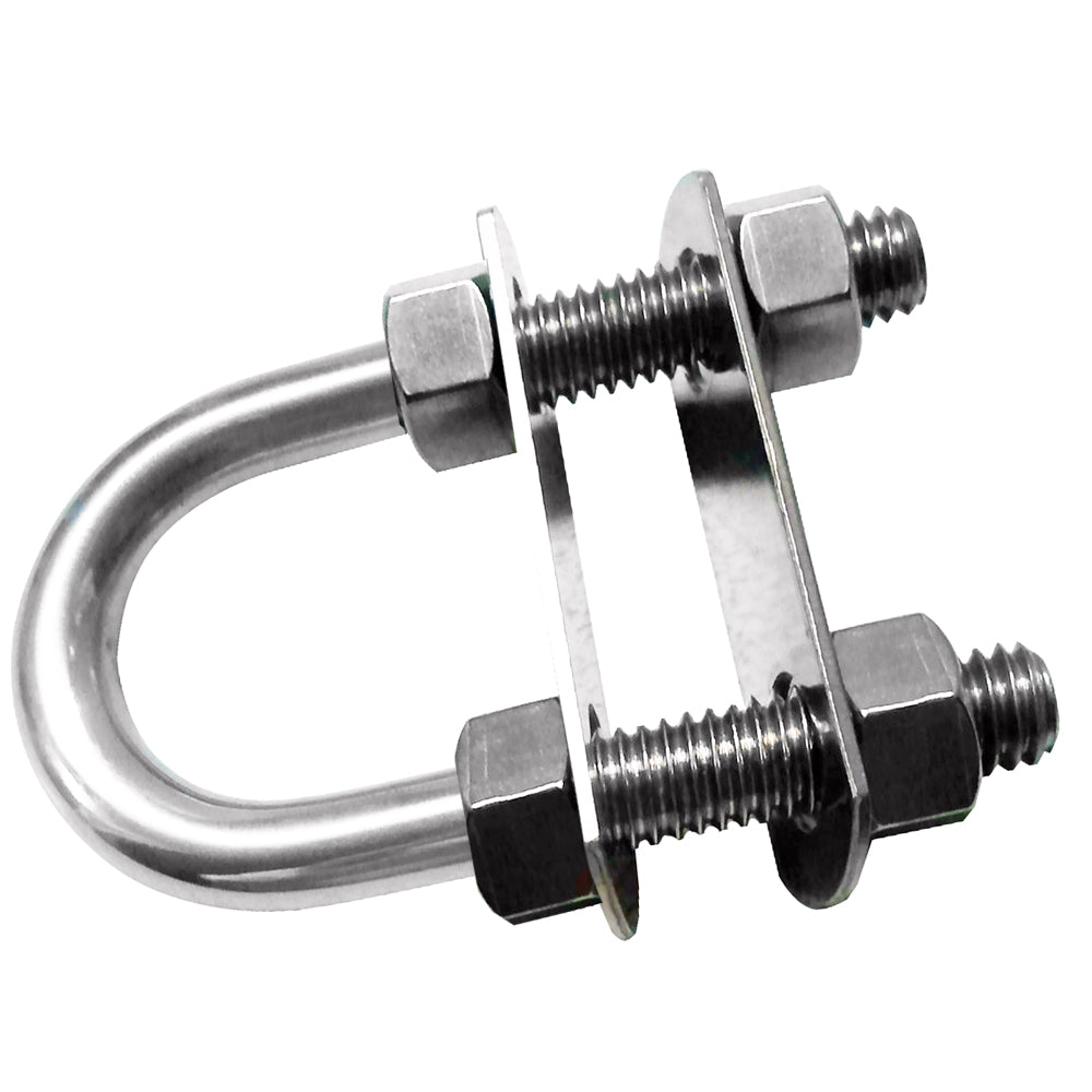 Whitecap S-5023P 1/2-Inch Stainless Steel Bow Eye with 3-7/16-Inch Thread Length