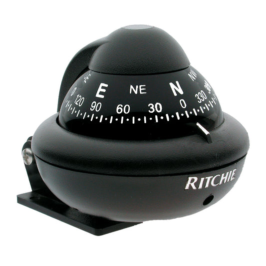 Ritchie X-10B-M RitchieSport Compass with Bracket Mount – High Visibility, Reversible Mounting, and Green Night Lighting