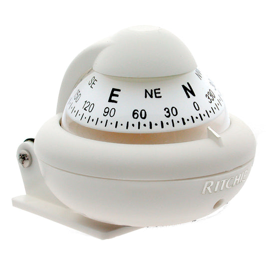 Ritchie X-10W-M RitchieSport Compass with Bracket Mount – High Visibility, Reversible Installation, Green Night Lighting
