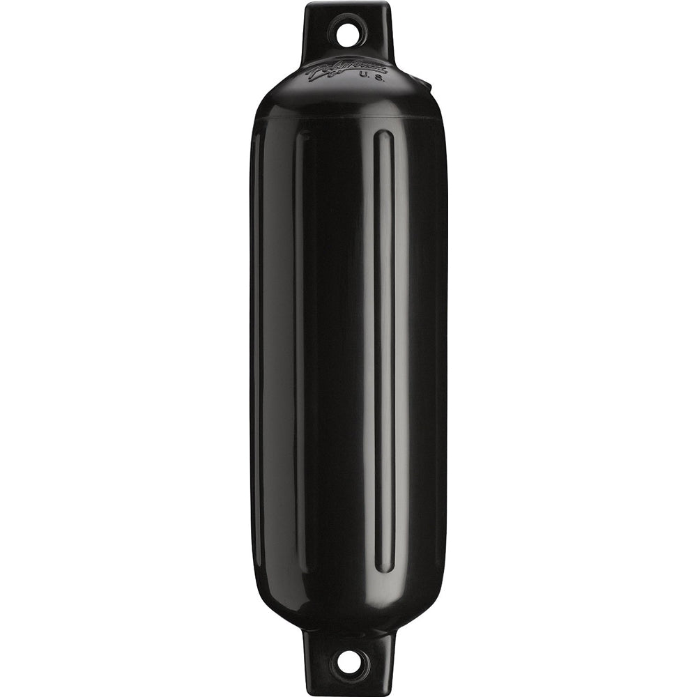 Polyform U.S. G-2 Twin Eye Fender 4.5" x 15.5" - Black for Small Boats