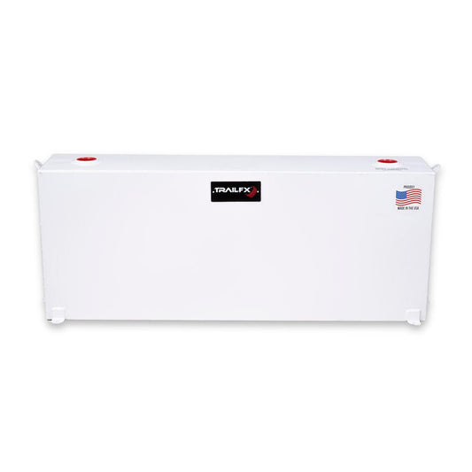 37 GAL WHITE STEEL RECTANGLE TANK - Marine Parts OnlyTRAILFX