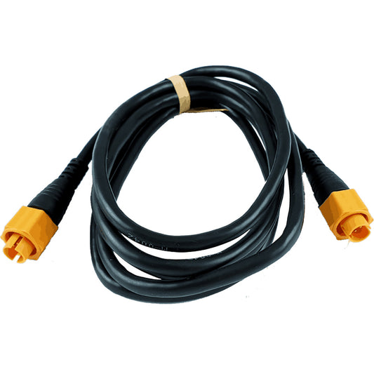 Lowrance ETHEXT-6YL 6-Foot Ethernet Extension Cable, 5-Pin Yellow Connector