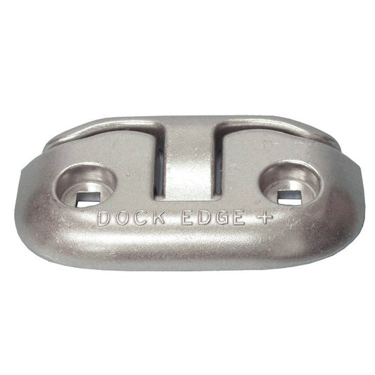 Dock Edge 6-Inch Flip-Up Dock Cleat, Polished Aluminum - DE2606PF