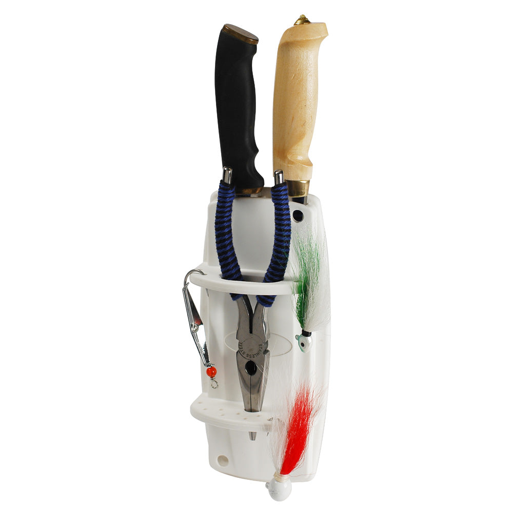C.E. Smith 55150A Knife, Plier and Tackle Rack – UV-Resistant Polypropylene Storage
