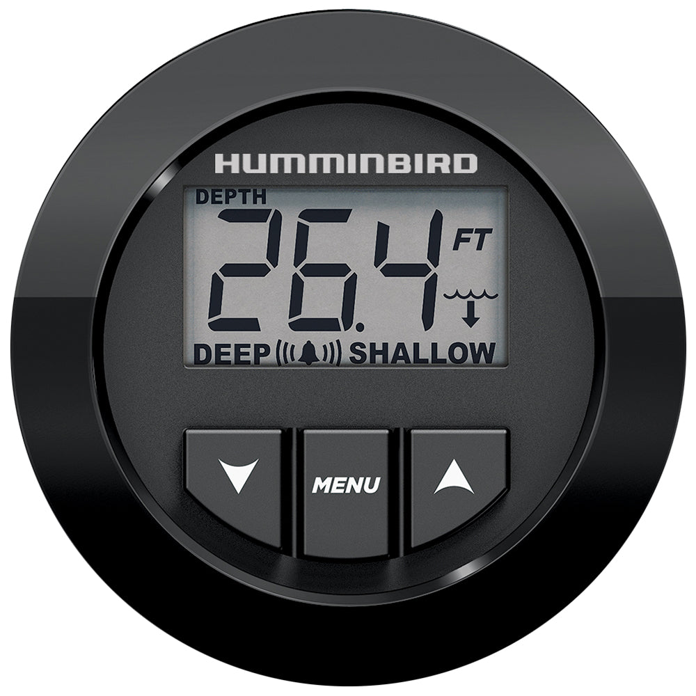 Humminbird HDR 650 In-Dash Digital Depthsounder with Customizable Bezel and Transom Mount Transducer
