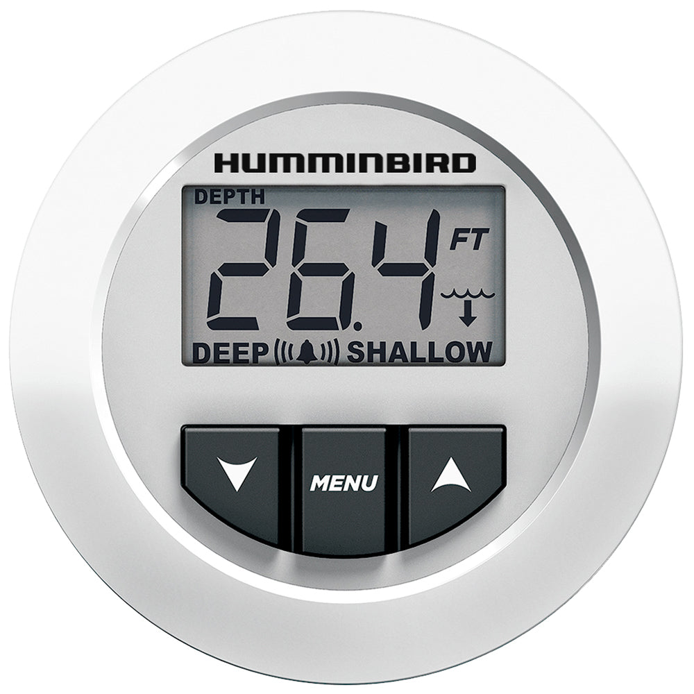 Humminbird HDR 650 In-Dash Digital Depthsounder with Customizable Bezel and Transom Mount Transducer