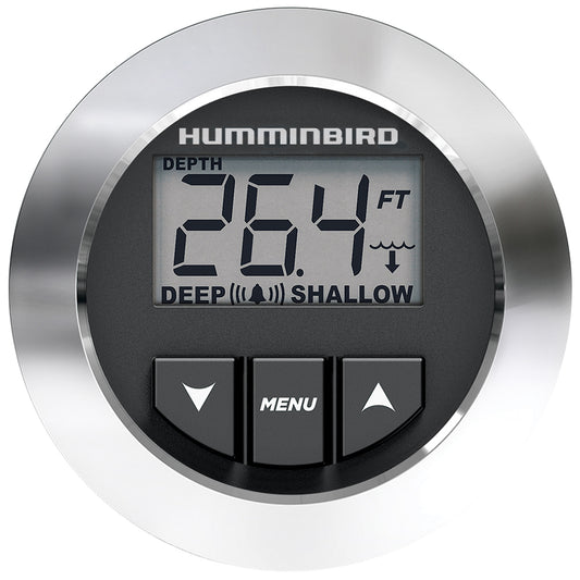 Humminbird HDR 650 In-Dash Digital Depthsounder with Customizable Bezel and Transom Mount Transducer