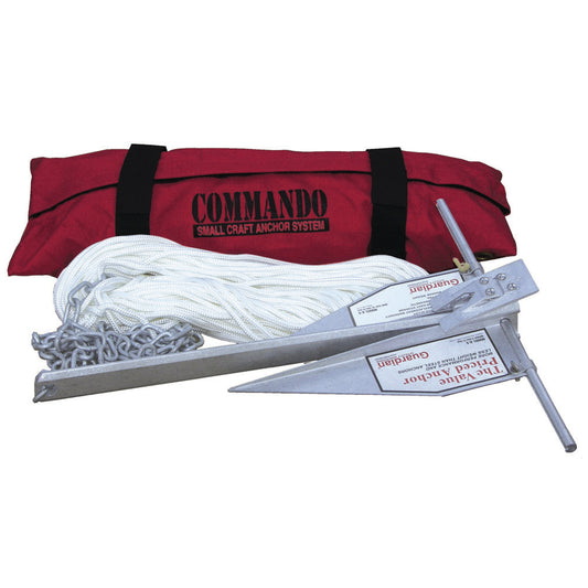Fortress Marine Anchors Commando Small Craft Anchoring System – Easy-Deploy Boat Anchor with Storage Bag for Boats Up to 16 feet