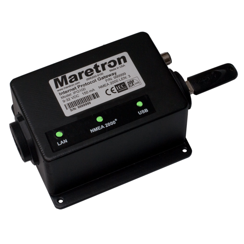 Maretron IPG100 Internet Protocol Gateway for NMEA 2000 Network Connectivity and Vessel Monitoring