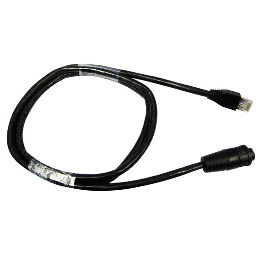 Raymarine RayNet to RJ45 Male Ethernet Cable — 1 Meter for Marine Networking and Data Connectivity