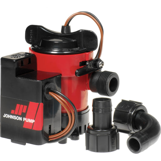 Johnson Pump Cartridge Combo 1000GPH Auto Bilge Pump with Switch - 12V