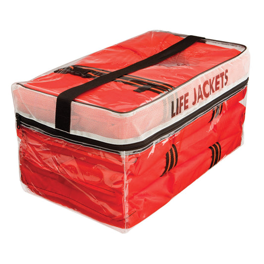 Kent Sporting Goods 4-Pack of Adult Type II USCG Approved Life Jackets with Storage Bag