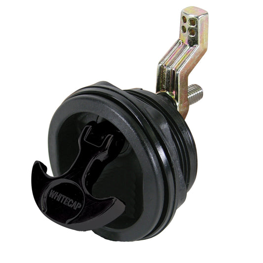 Whitecap 3230BC T-Handle Latch - Nylon Black/Black Non-Locking for Marine and Industrial Use