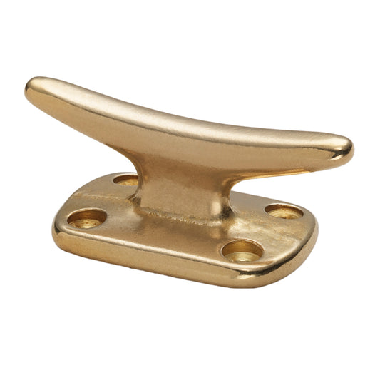 Whitecap S-0976BC Fender Cleat, Polished Chrome-Plated Brass, 2-Inch Marine Dock Hardware