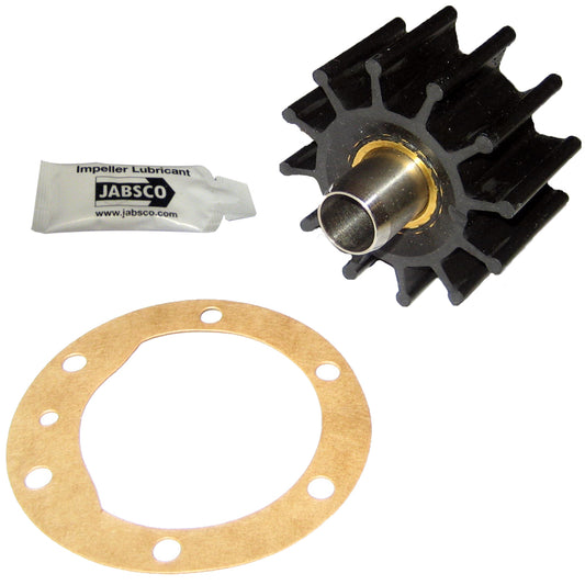 Jabsco Impeller Kit - 12 Blade Nitrile for Marine and Engine Cooling Pumps, 2-1/4 inch Diameter