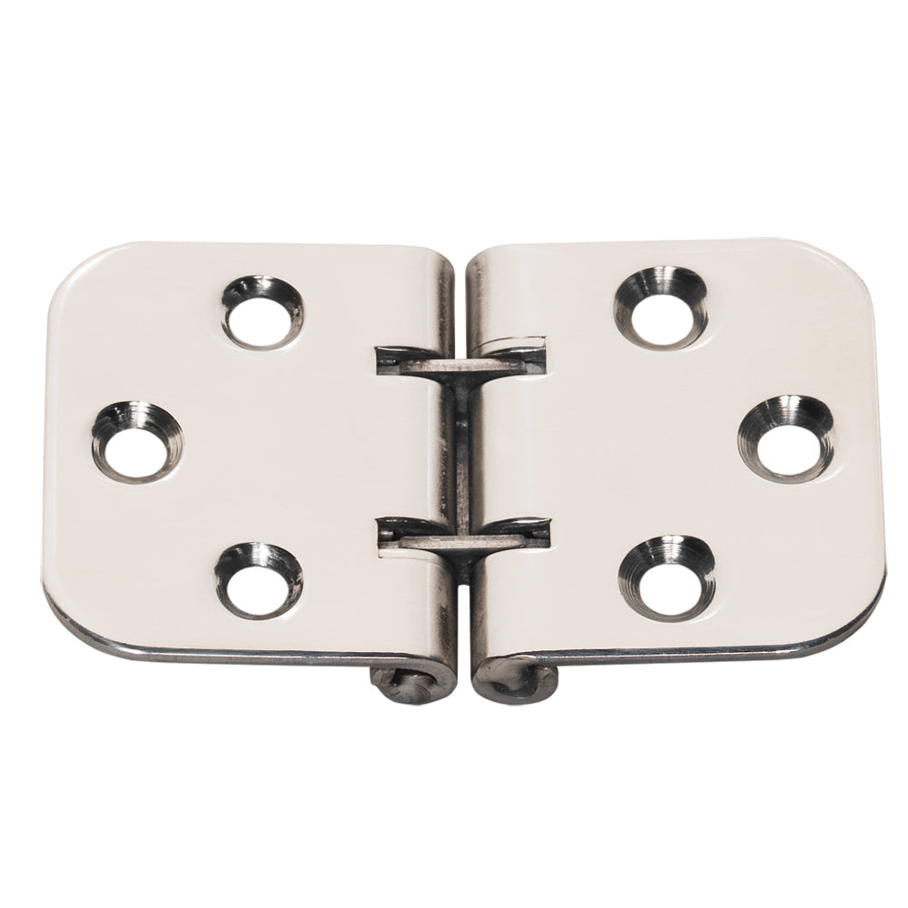 Whitecap S-3705 Flush Mount 2-Pin Hinge, 304 Stainless Steel