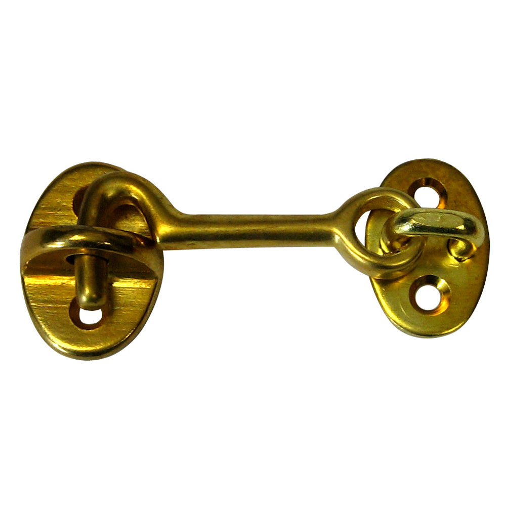 Whitecap S-1401BC Cabin Door Hook, 2-Inch Polished Brass