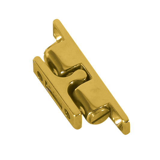 Whitecap Brass Stud Catch - Model S-5033, 2-1/4 Inch Length and 7/16 Inch Width for Secure Mounting