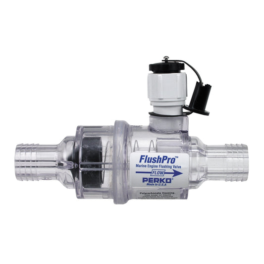 Perko Flush Pro Valve - 1-1/4 inch for Easy Boat Engine Flushing and Winterizing